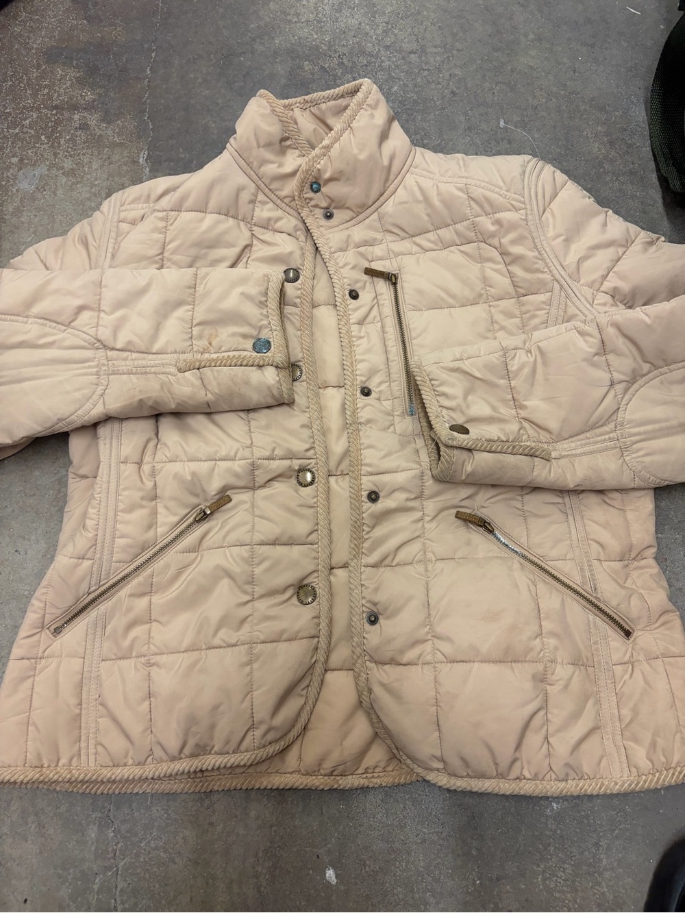 Ralph Lauren Quilted Women's Jacket in Beige - Lightweight Puffer Coat‎